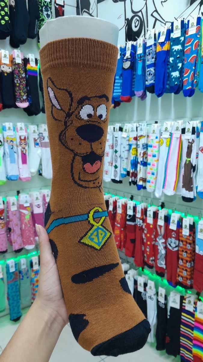 Meia Cano Alto Scooby-Doo